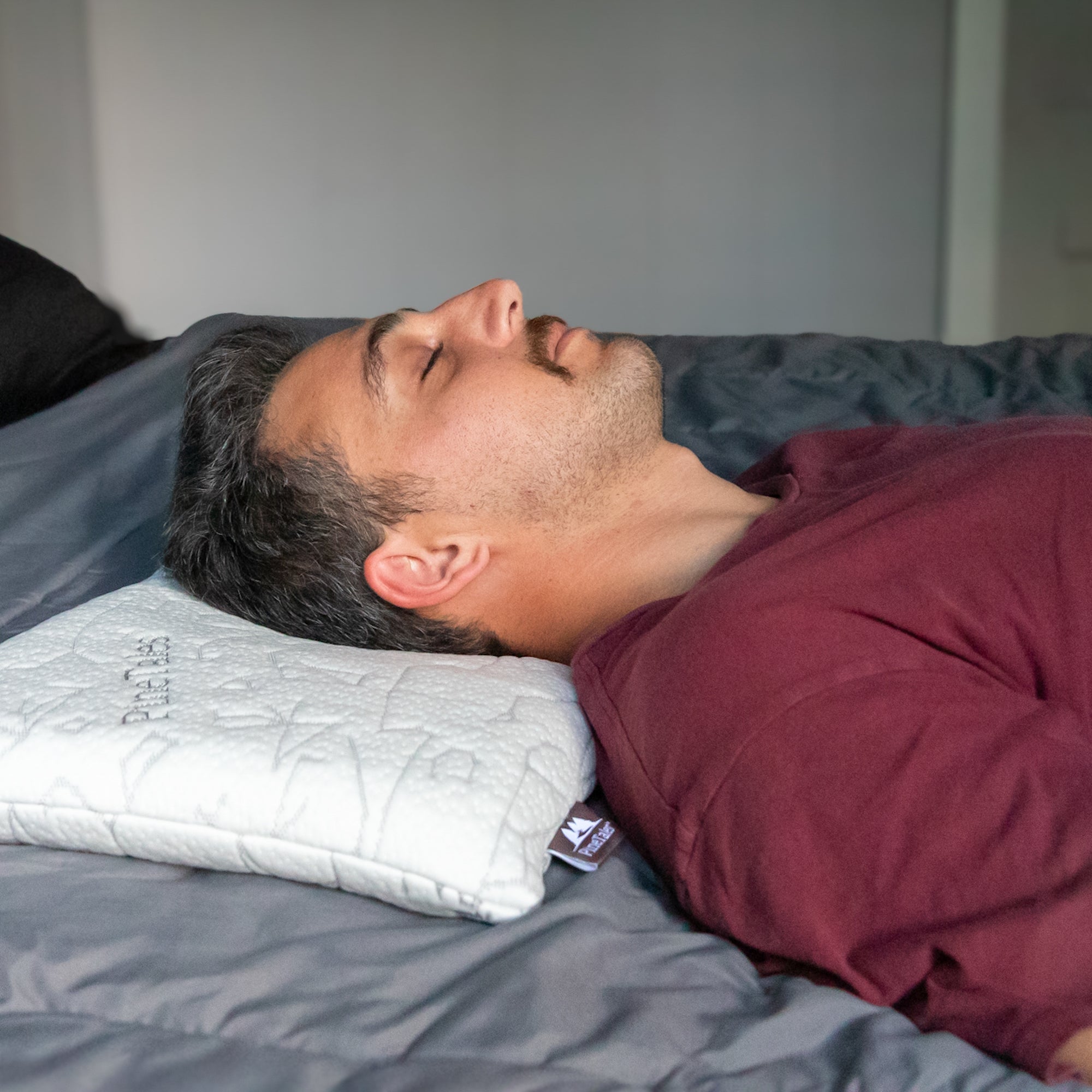 Ultra Thin Belly Sleeper Pillow for Stomach Back Sleepers