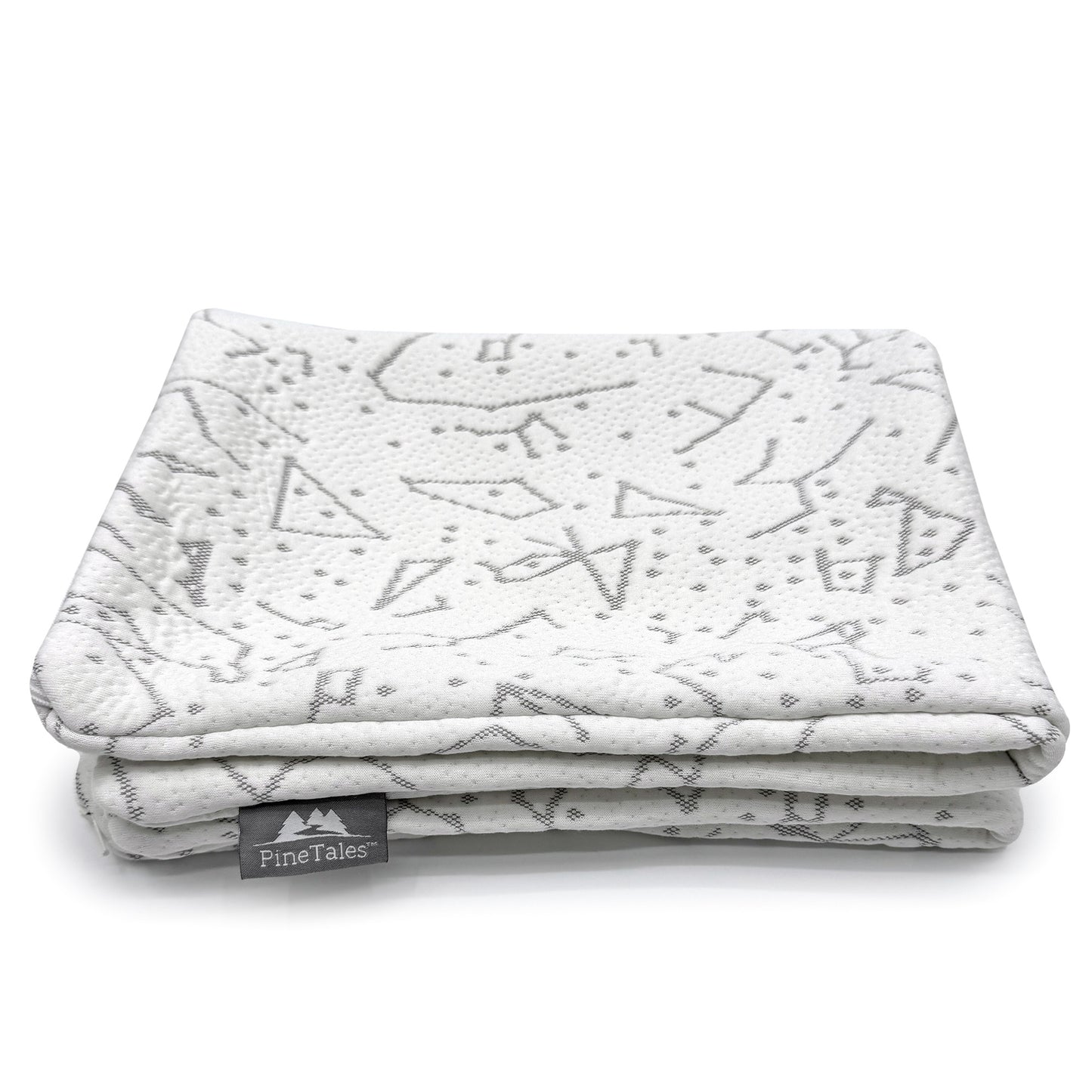 Bamboo Rayon Pillowcase for Buckwheat and Millet Pillows Prestige Star Constellation Design, Japanese Size 14" x 20", Standard Size 20" x 26" - Secondary Image