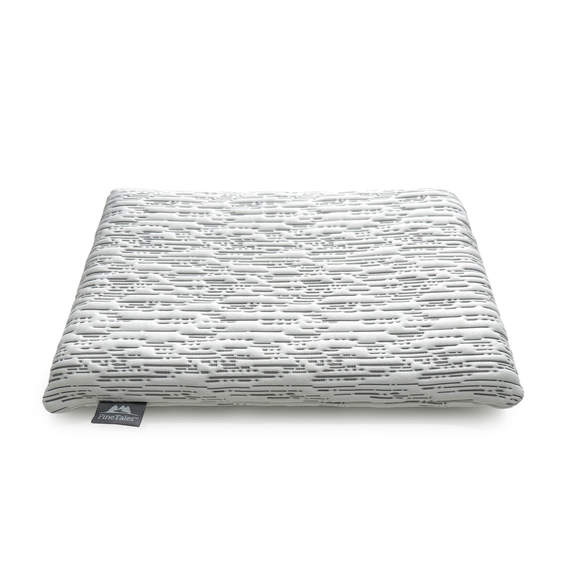 Stomach Sleeper Pillow for Tummy & Belly Sleeping - Matrix Design - Size 12" x 20" - PineTales