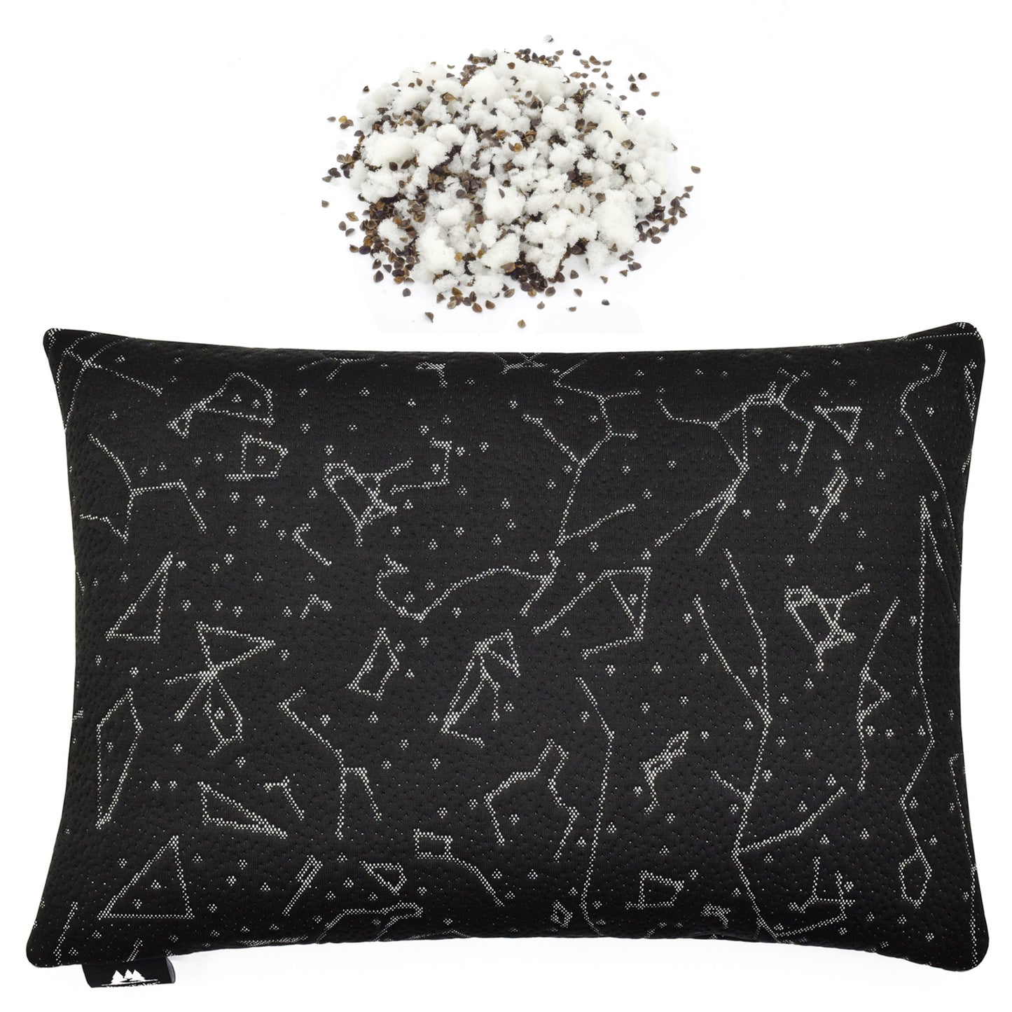 Buckwheat Pillow Hybrid Elite Model - PineTales - BLK