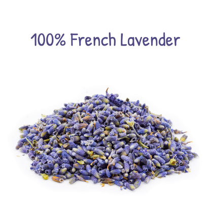 Lavender Buckwheat Pillow - Image Showing Lavender Buds only